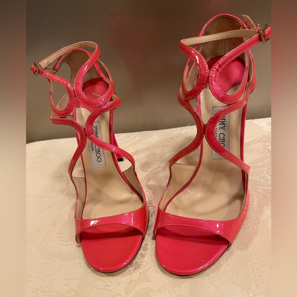 Jimmy Choo Patent Leather Sandals